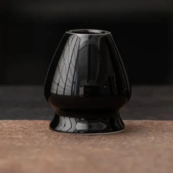 Glossy Black glaze matcha whisk holder