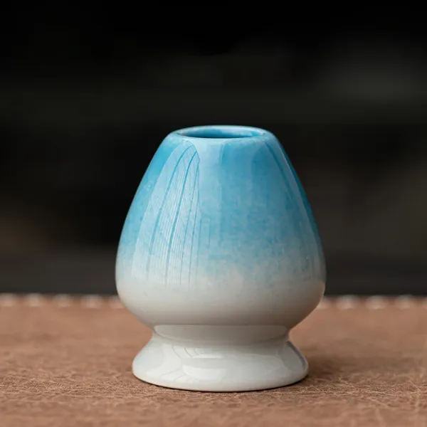Gradient Blue glaze matcha whisk holder